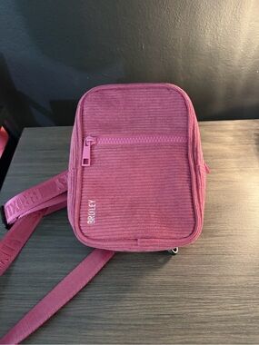 Brixley Pippa Summer Corduroy Pink Crossbody Sling Bag